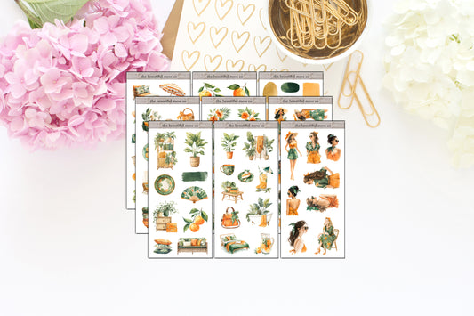 Tropical Journaling Deco