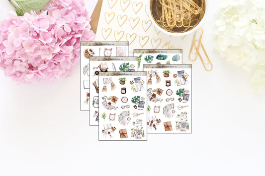 Working at Home Journaling Deco